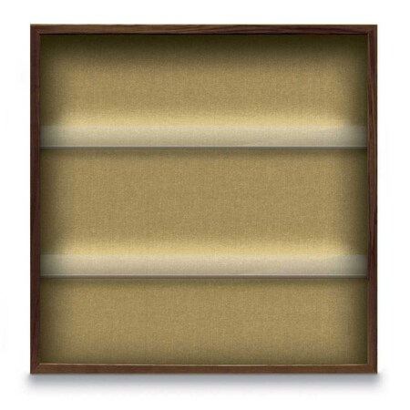 United Visual Products Outdoor Enclosed Combo Board, 48"x36", White Frame/Blue & Cinnabar UVCB4836ODW-BLUE-CINNABA